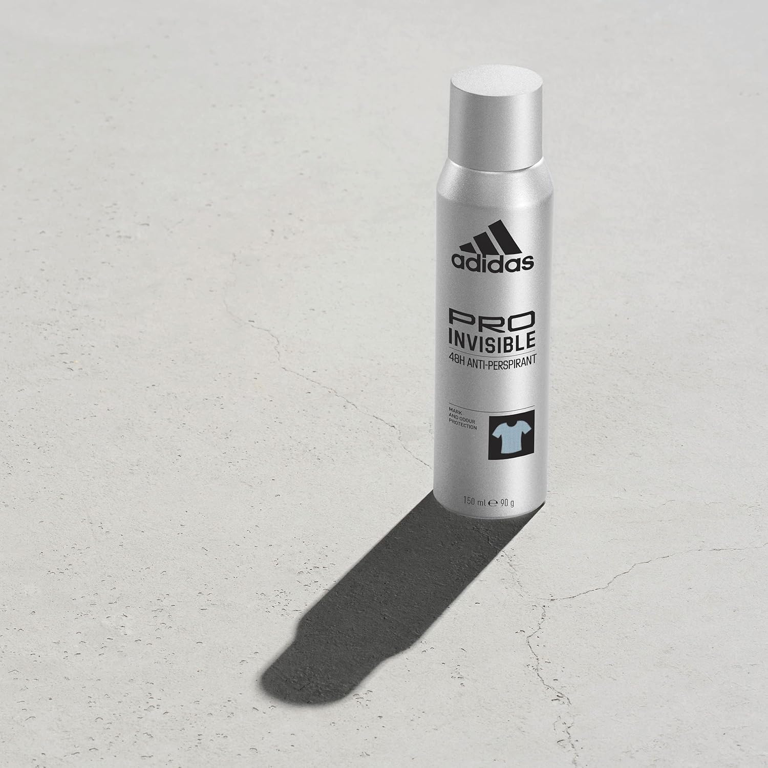 Picture of adidas Pro Invisible Antiperspirant Deodorant Spray for Him, 48 Hours Dry Protection and Long-Lasting Freshness, 150 ml