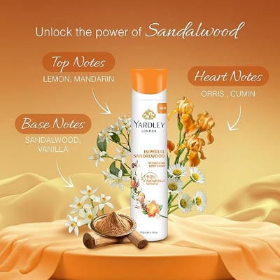 Picture of Yardley London Imperial Sandalwood Refreshing Body Spray 150ml
