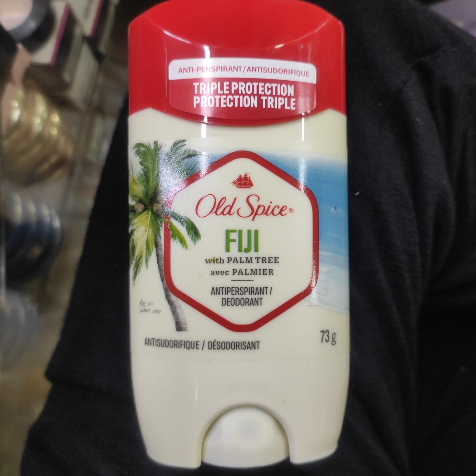 Picture of Old Spice Invisible Solid Antiperspirant Deodorant for Men Fiji with Palm Tree Scent Inspired by Nature 73gm