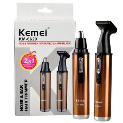 Picture of Kemei 2 in 1 Nose & Ear Hair Trimmer For Men – 6629