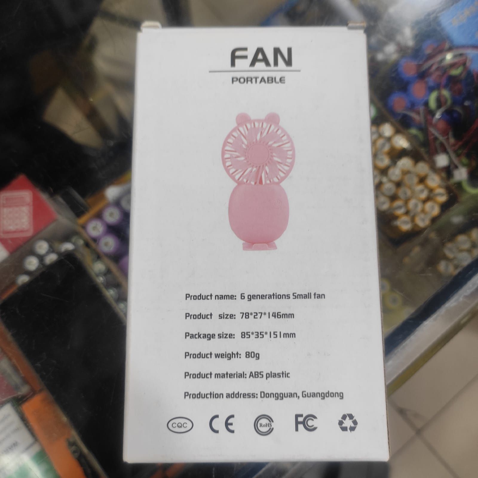 Picture of Portable Mini Pocket Fan Cool Summer Travel USB Handheld Fan