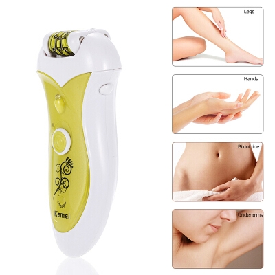 Picture of Kemei KM-1901 Rechargeable Hair Removal 2 in 1 Lady Epilator