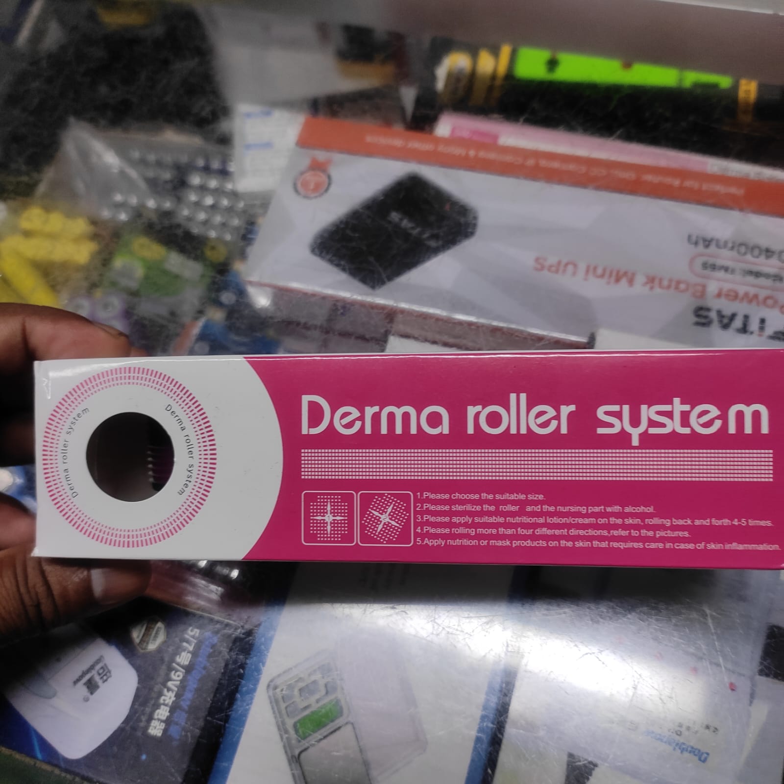 Picture of Derma Roller Micro Needle for Hair, Beard Growth and Facial Skin Therapy