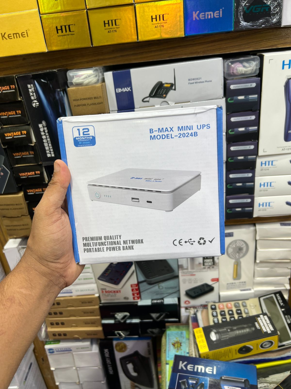 Picture of 10400mAh Mini UPS 5V 9V 12V 2A Battery Backup Portable Uninterruptible Power Supply for for WiFi Camera Router Speaker