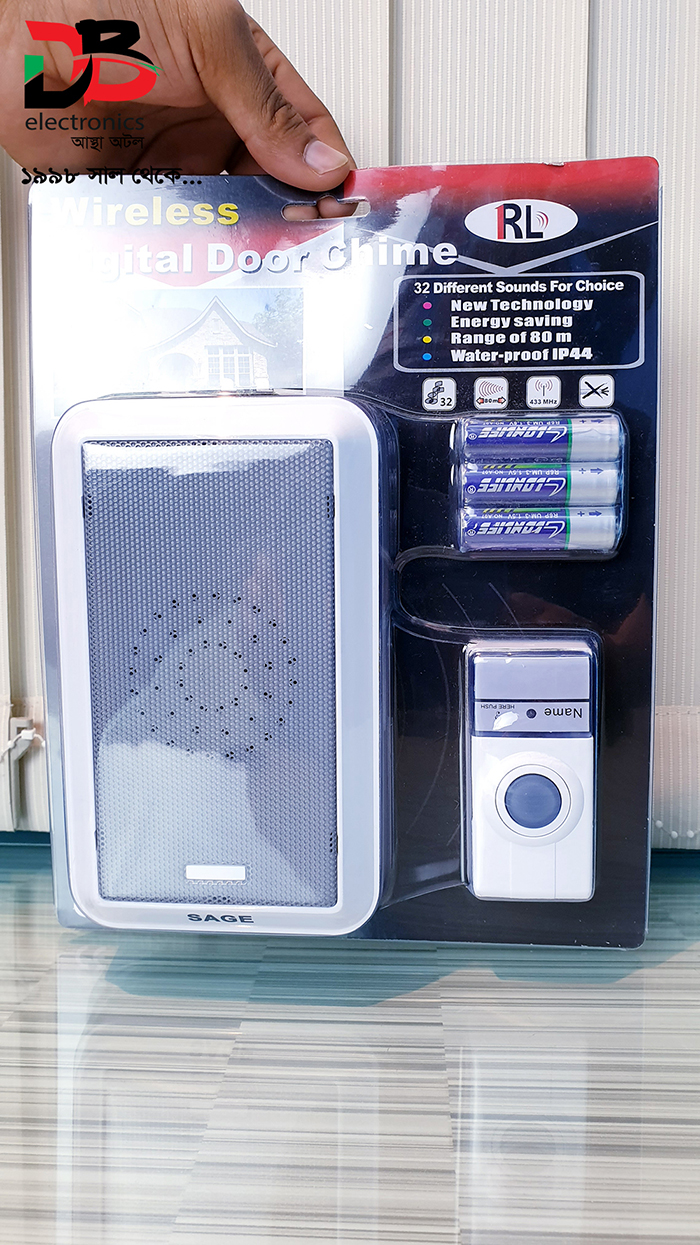 Picture of Portable Wireless Door Calling Bell With Remote Control