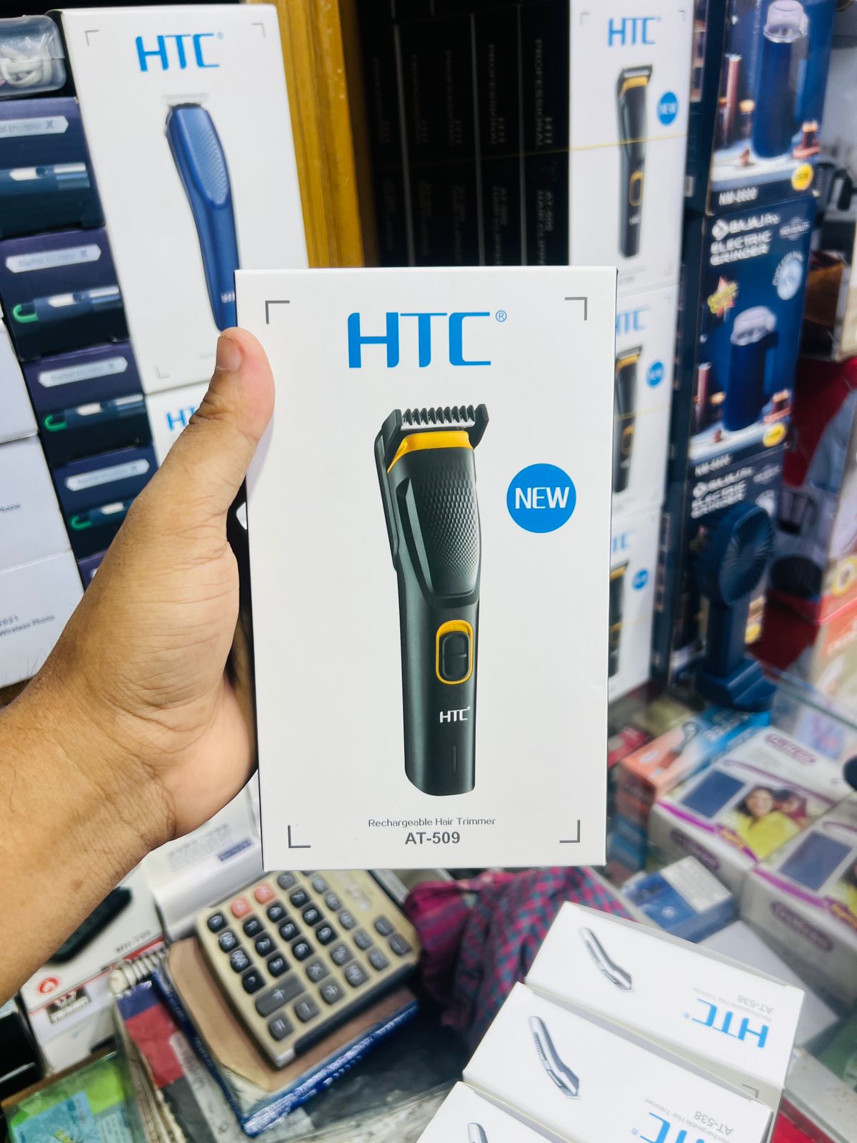 Picture of HTC AT-509 Rechargeable Men’s Beard Trimmer