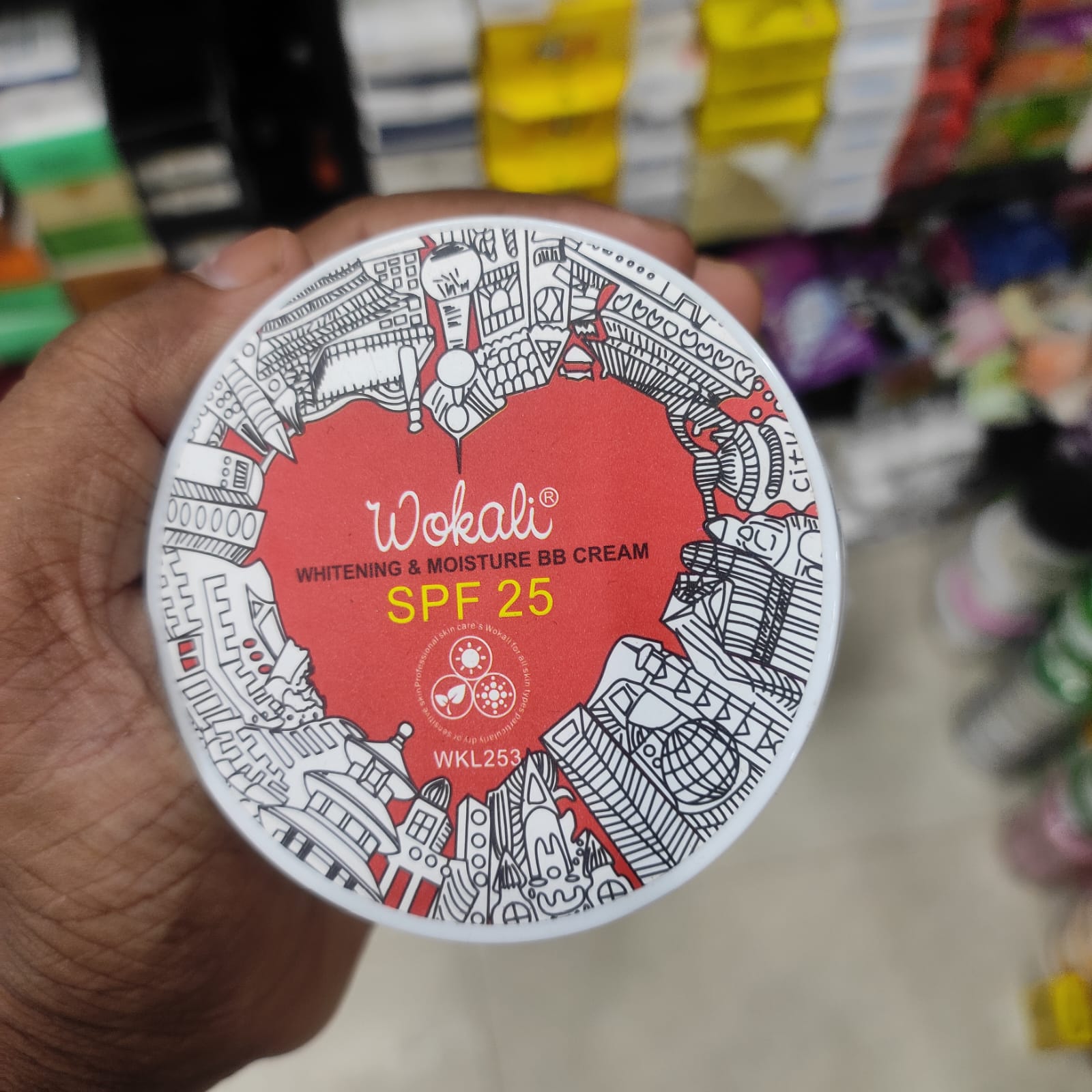 Picture of Wokali Whitening & Moisturizing SPF 25 BB Cream- 115g (Red-WKL253)