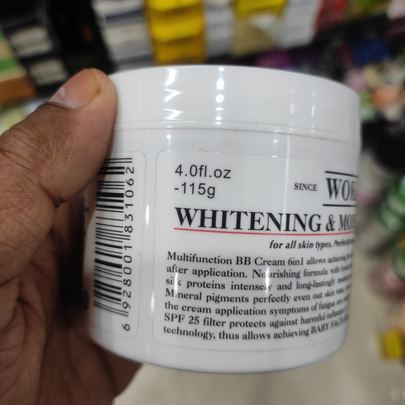 Picture of Wokali Whitening & Moisturizing SPF 25 BB Cream- 115g (Red-WKL253)