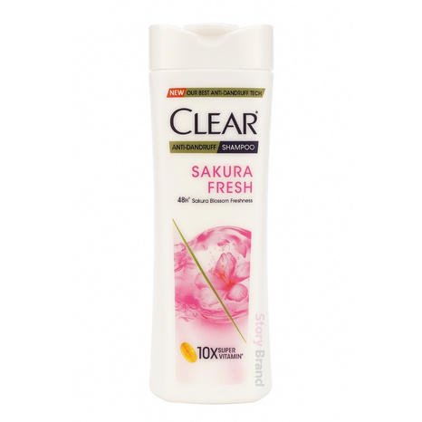 Picture of International Thailand product Clear Anti-Dandruff Scalp Care Shampoo Sakura Fresh (300ml)