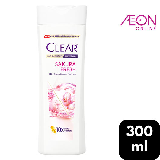 Picture of International Thailand product Clear Anti-Dandruff Scalp Care Shampoo Sakura Fresh (300ml)