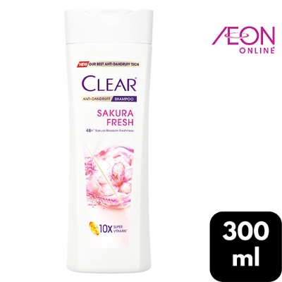 Picture of International Thailand product Clear Anti-Dandruff Scalp Care Shampoo Sakura Fresh (300ml)