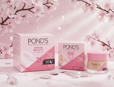 Picture of Pond's White Beauty Super Night Cream 50gm and the Pond's Bright Beauty Serum Day Cream 50gm