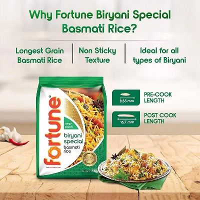 Picture of Fortune Basmati Rice Biryani Special (Ind) 1Kg