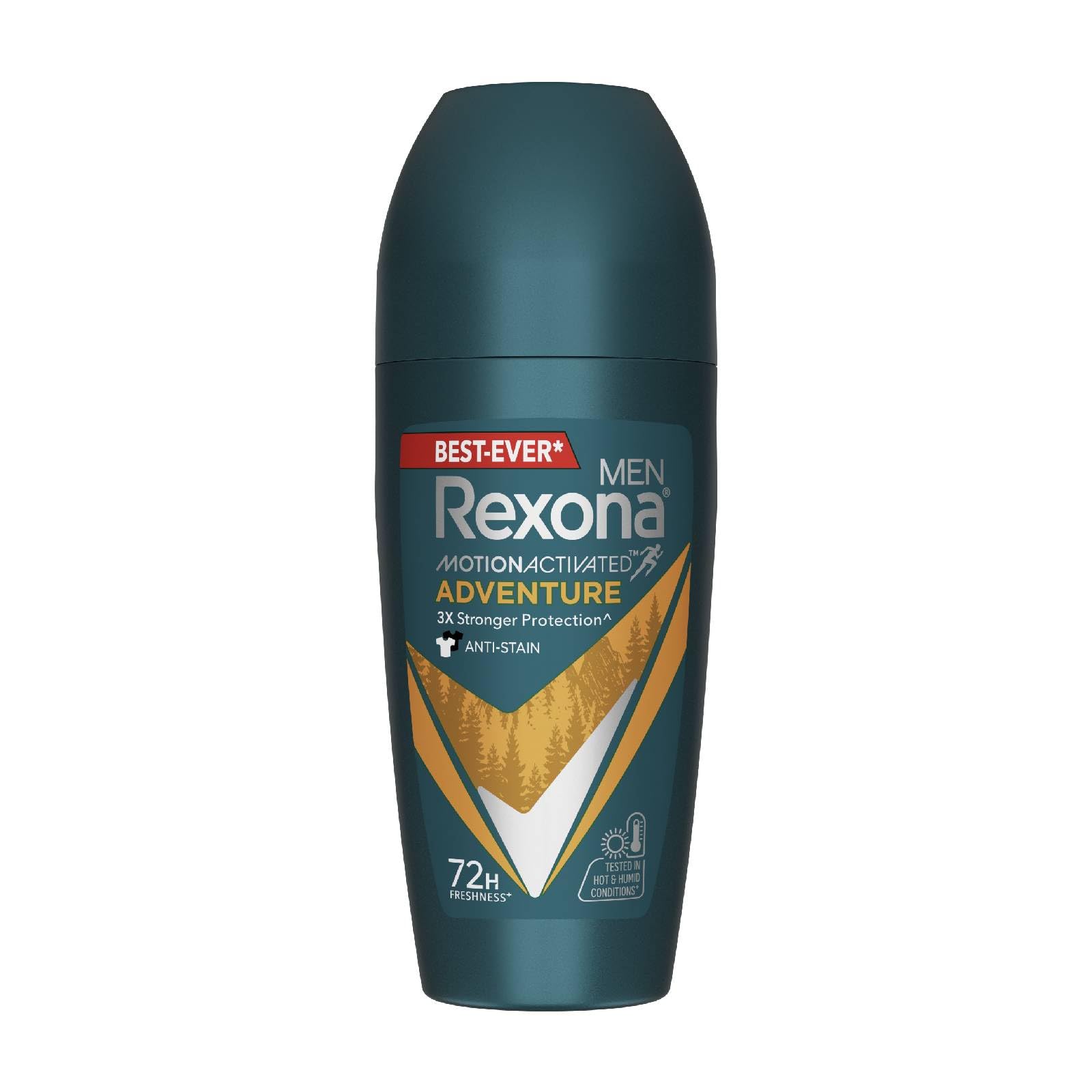 Picture of Rexona - Motion Activated Quantum Dry 72h 3x Stronger Protection Roll On For Men - 45ml
