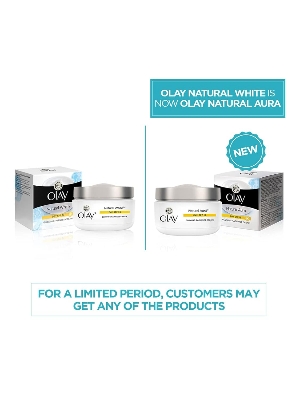 Picture of Olay Natural Aura Night Cream & Day Cream SPF 15( 50ml+50ml)