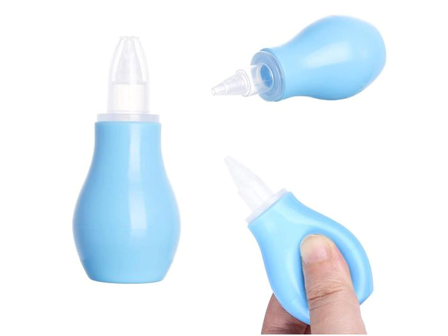 Picture of Newborn Baby Nasal Vacuum Mucus Suction Aspirator Soft Tip Runny Nose Cleaner