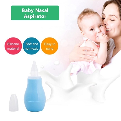Picture of Newborn Baby Nasal Vacuum Mucus Suction Aspirator Soft Tip Runny Nose Cleaner
