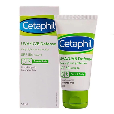 Picture of Cetaphil UVA/UVB Defense SPF 50+ for Face & Body 50ml