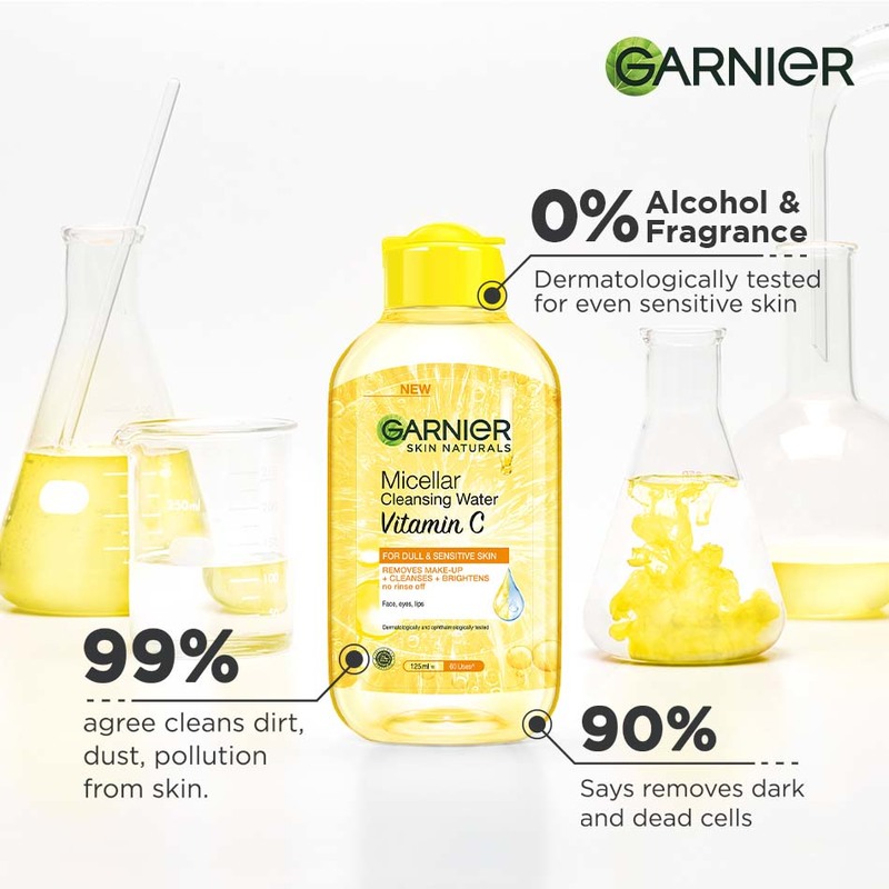 Picture of Garnier Micellar cleansing water with Vitamin C (125ml)