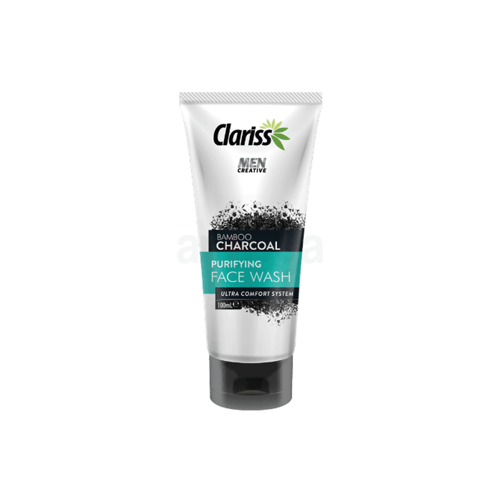 Picture of Clariss Purifying Face Wash For Men Bamboo Charcoal 100ml