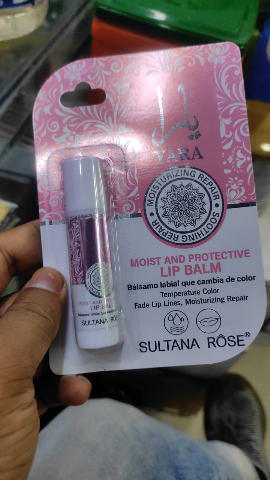 Picture of YARA Sultana Rose Moist and Protective Lip Balm 4.5gm 1piece