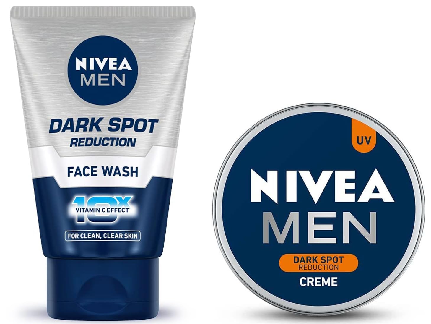 Picture of Nivea Men  Dark Spot Reduction Cream, 75ml & Men Face Wash, Dark Spot Reduction, 100g (75ml+100gm)