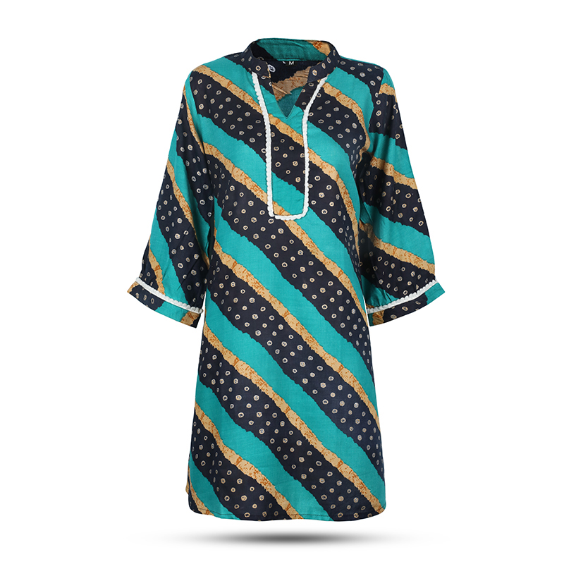 Picture of Batik Print Cotton Kurti Picture of Batik Print Cotton Kurti