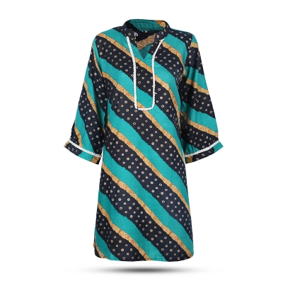 Picture of Batik Print Cotton Kurti Picture of Batik Print Cotton Kurti