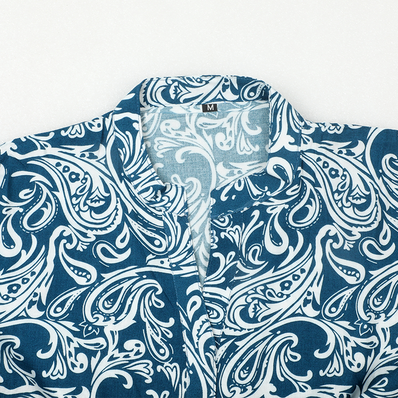 Picture of Teal and White Printed Kurti Picture of Teal and White Printed Kurti