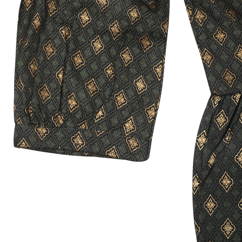 Picture of Bottle Green Kurti with afsan work