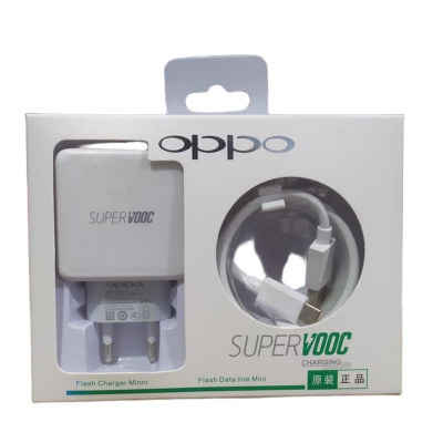 Picture of Oppo Super VOOC 5V 4A Adapter Fast Charging with Micro USB Cable Charger For F3, F3 Plus F1s F1 F5 F7 F9 F11 F11 Pro
