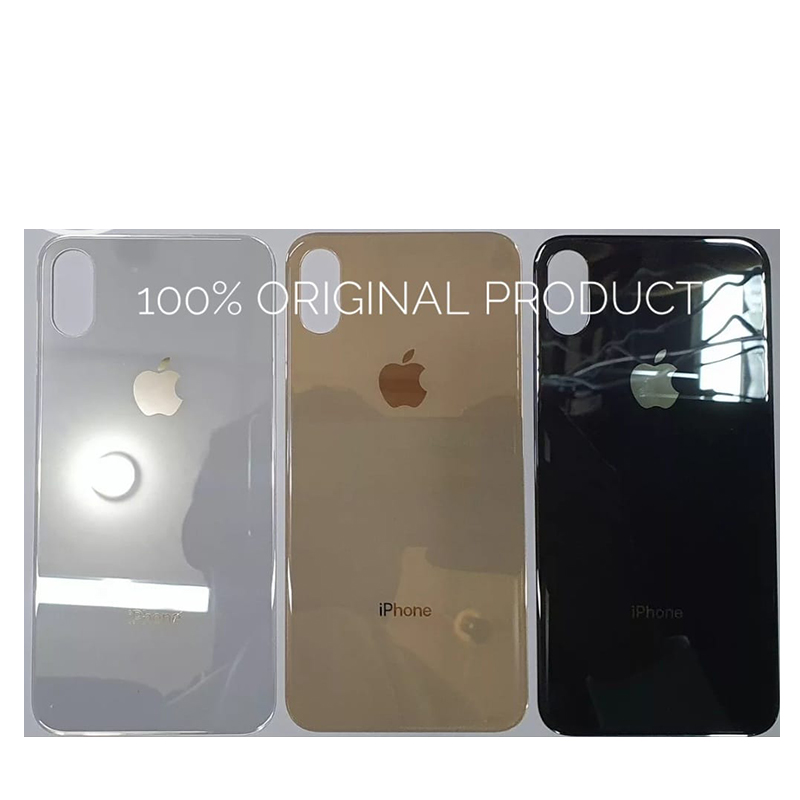 Picture of For Apple iPhone XS  Phone Battery Back Cover Backshell Glass Battery Rear Case Phone Battery Back Cover Backshell Glass Battery Rear Case