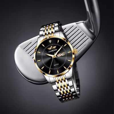 Picture of Lanmson Luxury Fashion Waterproof Date Clock Sport Stainless Steel Watches
