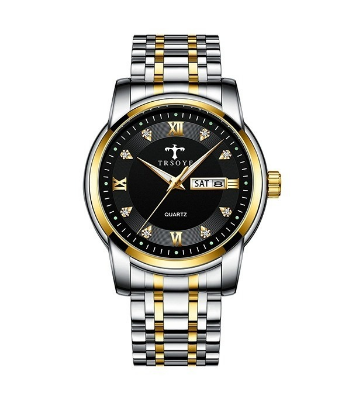 Picture of Trsoye TRS 838 Mens Watch Waterproof Fashion Watch Black & Silver