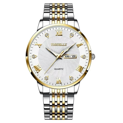 Picture of Fashion New Quartz Watch Steel Strap Dual Calendar Men's Watch