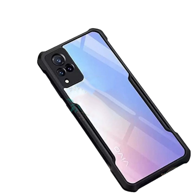 Picture of Xundd Back Cover for Vivo V21 (4g)/5g Transparent Hybrid Hard PC Back Bumper