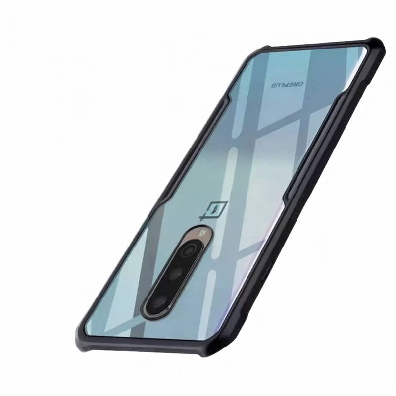 Picture of Xundd Back Cover for OnePlus 7 Pro Transparent Hybrid Hard PC Back Bumper