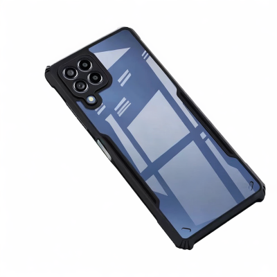 Picture of Xundd Back Cover for Samsung Galaxy M53 5G Transparent Hybrid Hard PC Back Bumper