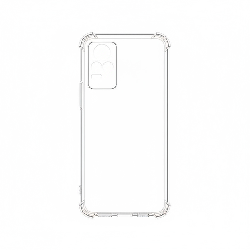 Picture of Vivo V21E Clear Soft TPU Ultra-Thin Transparent Mobile Back Cover