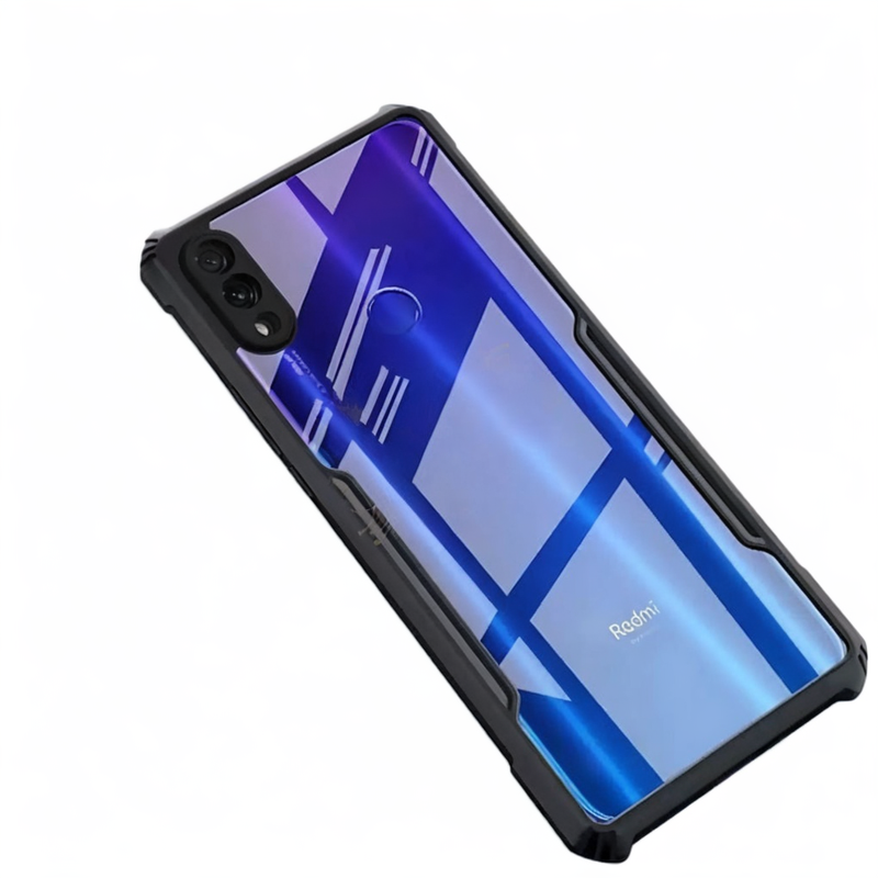 Picture of Xundd Back Cover for Xiaomi Redmi 7 / Redmi Y3 Transparent Hybrid Hard PC Back Bumper