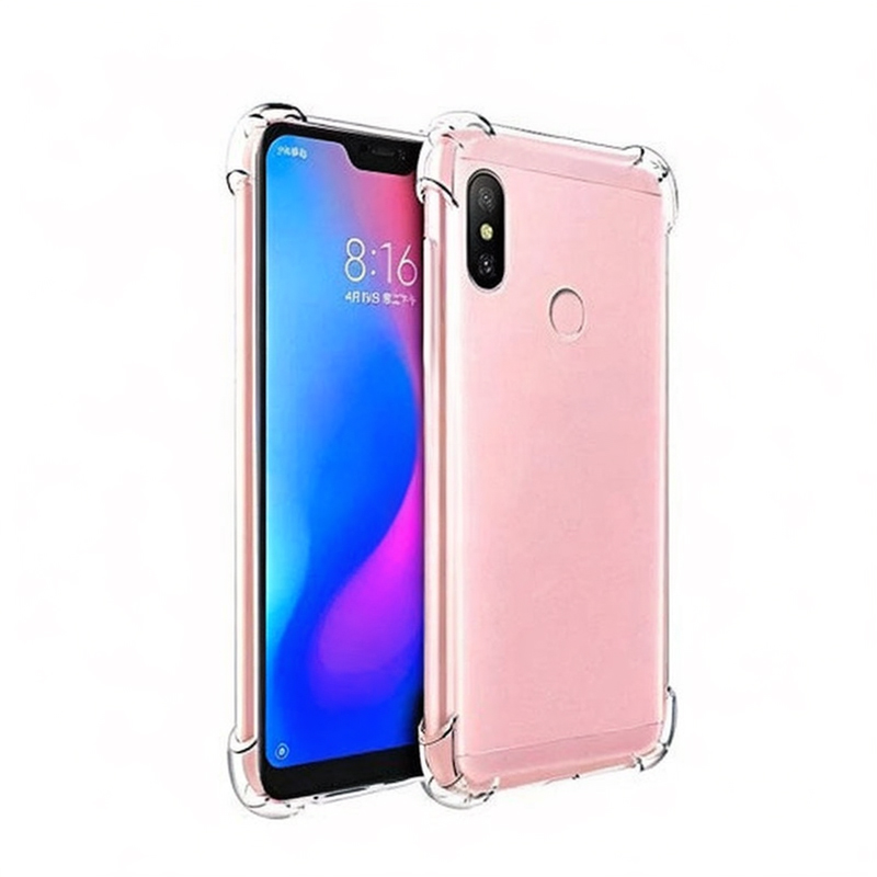 Picture of Transparent back cover For Xiaomi Mi A2 Lite Luxury transparent Protect Back Cover Soft Case
