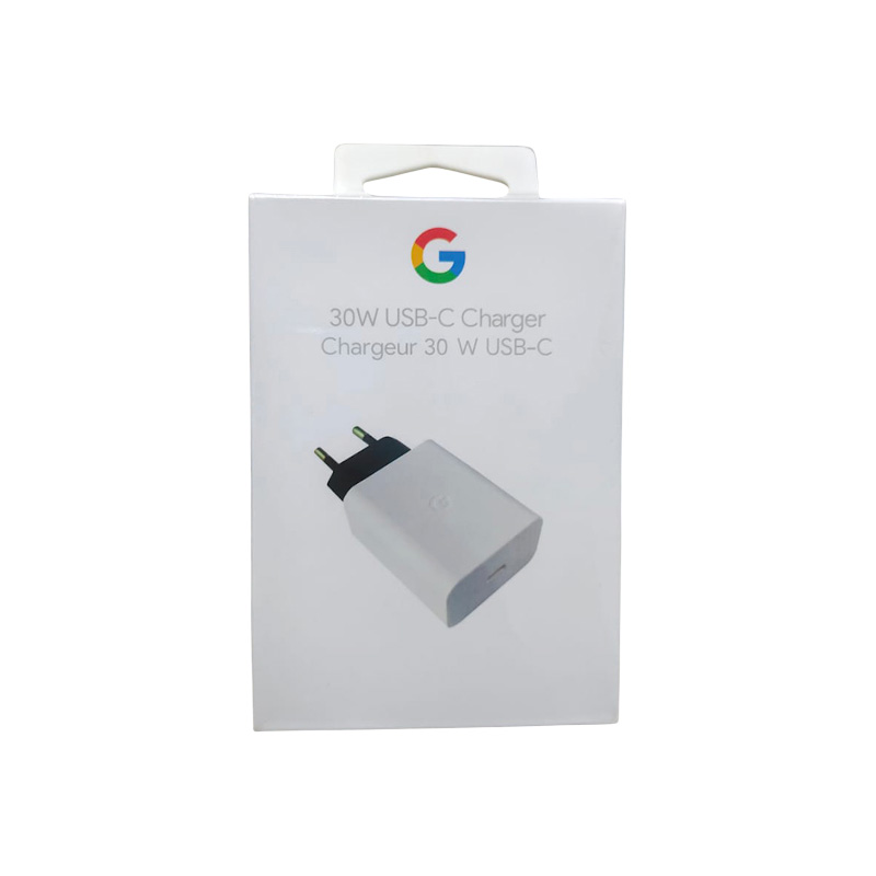 Picture of Premium Quality Google 30W USB-C Charger and Cable - Fast Charging Pixel Phone Charger - Compatible with Google Products and Other USB-C devices.