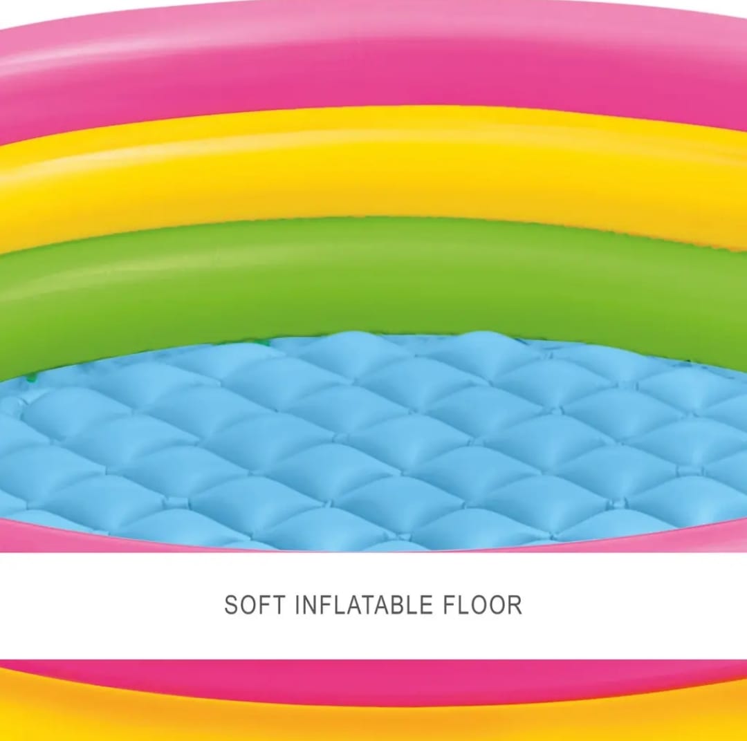 Picture of Baby Bath Tub (24 X 8.5 inch) With Pumper (Multicolor)