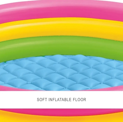 Picture of Baby Bath Tub (24 X 8.5 inch) With Pumper (Multicolor)