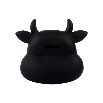 Picture of Cute Cow Coin Bank | Vibrant Orange Cartoon Cow Design | Durable PVC Piggy Bank for Kids | Fun Way to Encourage Saving Money Picture of Cute Cow Coin Bank | Vibrant Orange Cartoon Cow Design | Durable PVC Piggy Bank for Kids | Fun Way to Encourage Saving Money