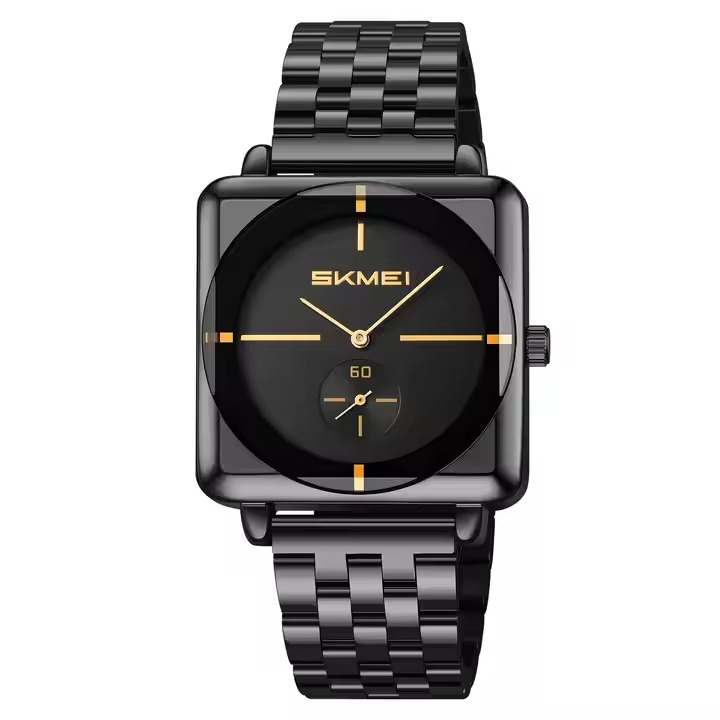 Picture of Skmei 2413 Silver New Square Men Gold Quartz Watches