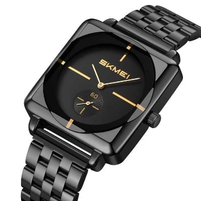 Picture of Skmei 2413 Black New Square Men Gold Quartz Watches