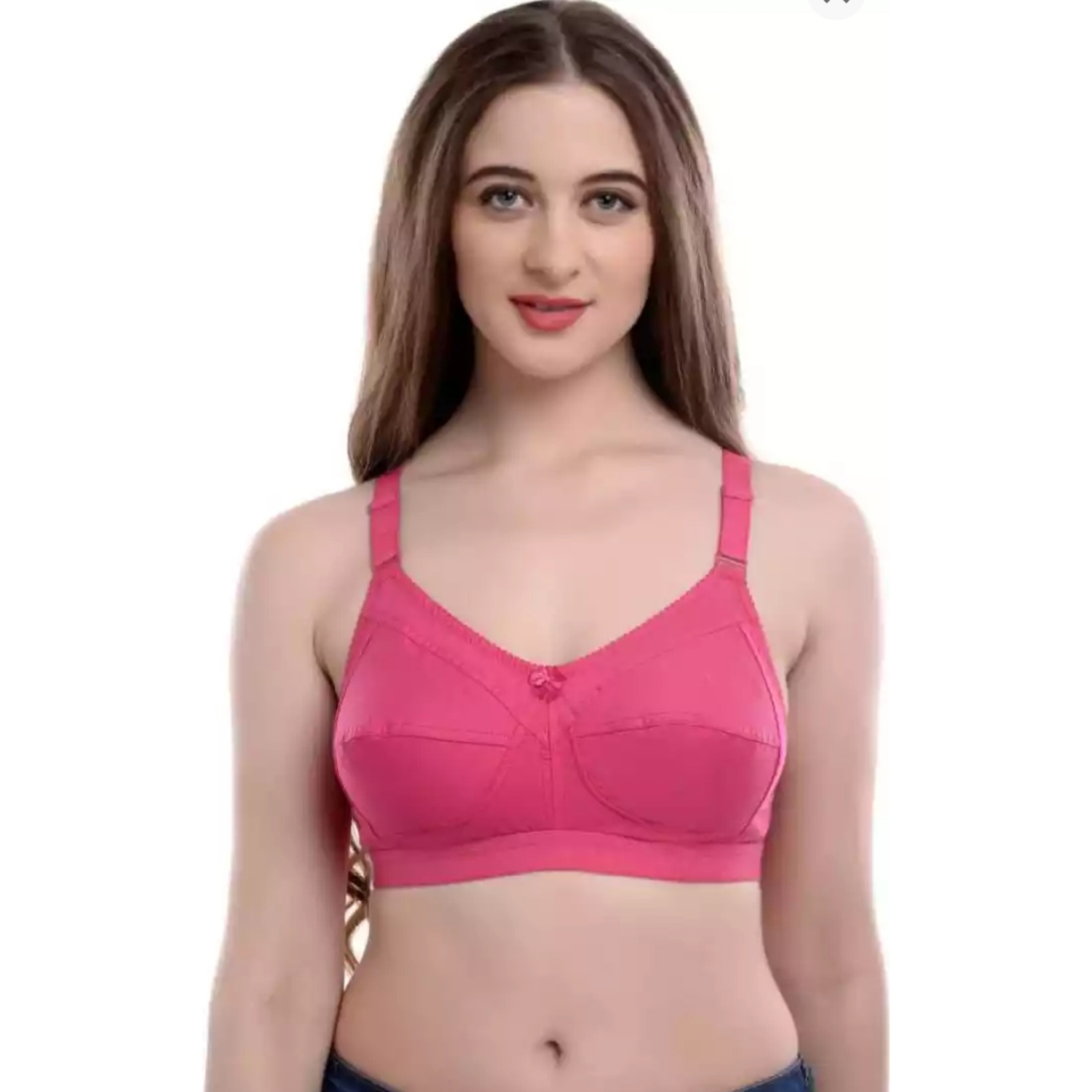 Picture of Indian guddi women wear cotton bra guddi bra big belt bra  indian bra