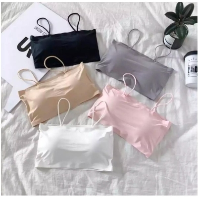 Picture of Slim strap padded stylish comfortable teenagers ice silk bra
