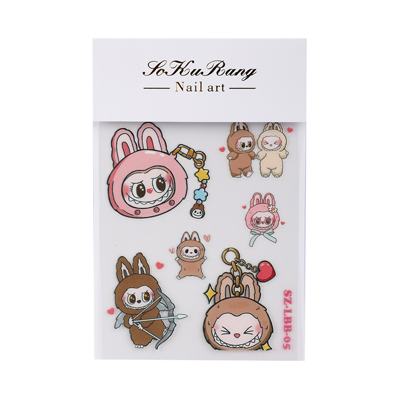 Picture of Labubu & The Monsters Nail Art Stickers| Premium Quality Exclusive Design Collectibles | Mystery Surprise Gifts for Friends & Family | China Made - 1 Piece Picture of Labubu & The Monsters Nail Art Stickers| Premium Quality Exclusive Design Collectibles | Mystery Surprise Gifts for Friends & Family | China Made - 1 Piece